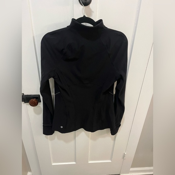 Lululemon Fresh Tracks 1/2 Zip Sweater Black Size 8 - Picture 9 of 10